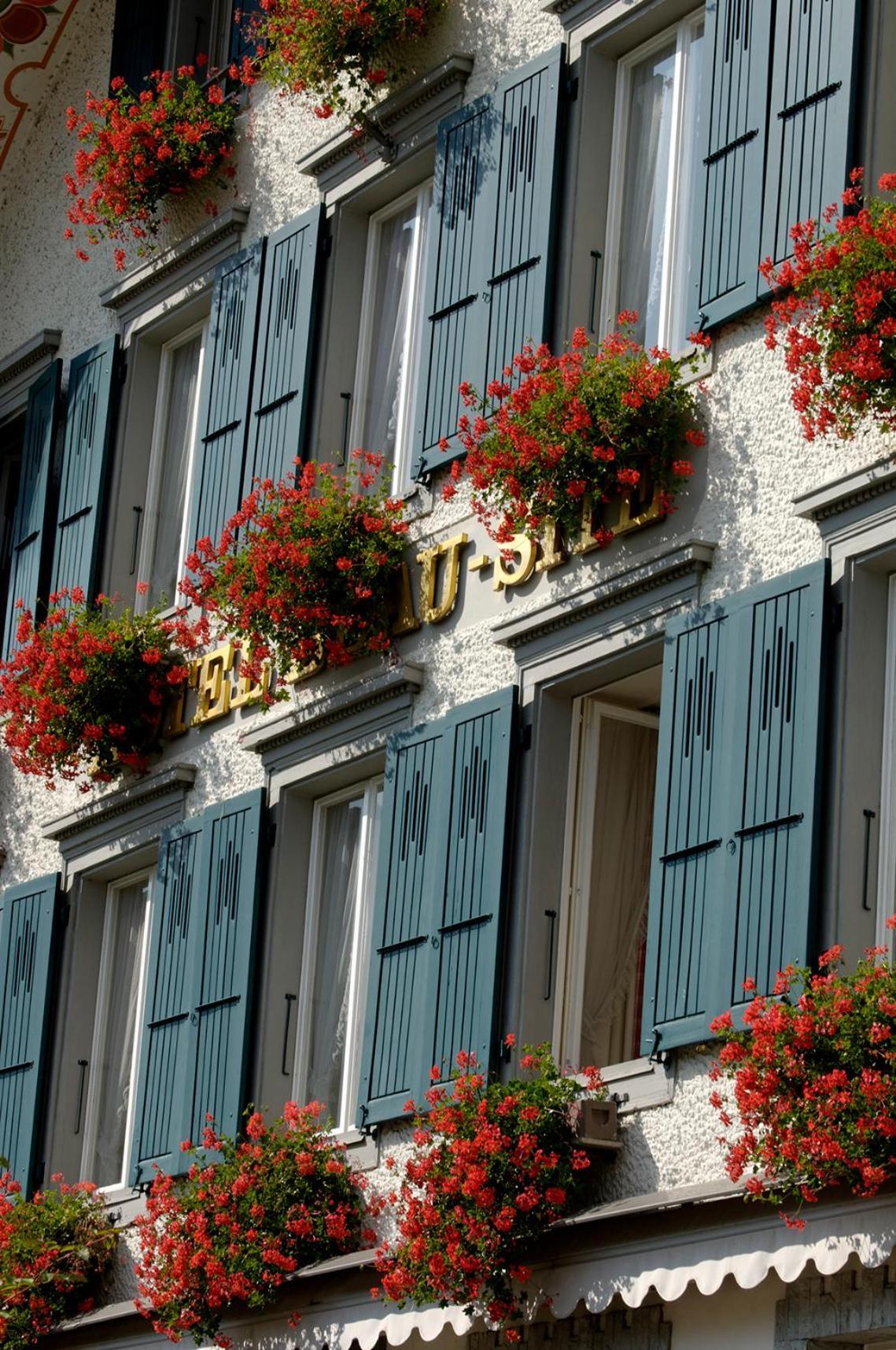 Hotel Beausite Budget Unterseen Exterior foto